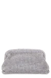 Nina Kara Frame Clutch In Silver