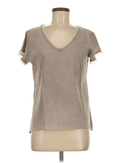 Pre-owned Nina Kendosa Paris Short Sleeve T-shirt In Gray