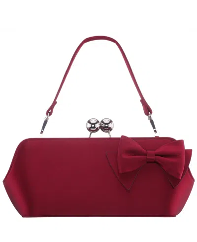 Nina Kenji Vintage Style Small Frame Handbag In Red