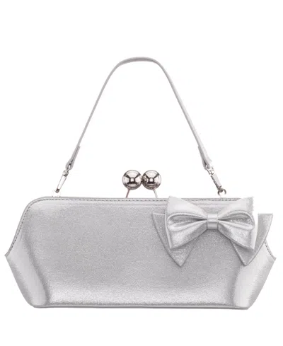 Nina Kenji Vintage Style Small Frame Handbag In Silver