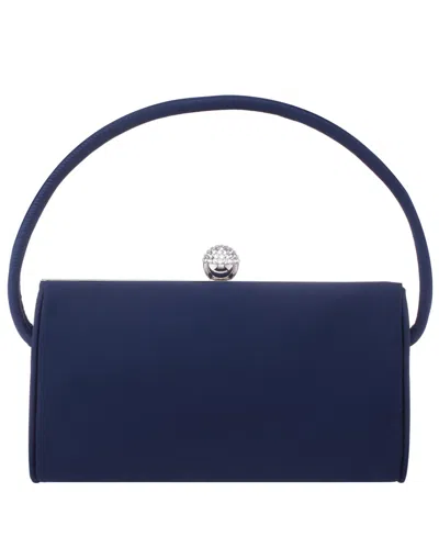 Nina Khalani Vintage Style Small Satchel Bag In Blue