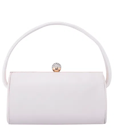 Nina Khalani Vintage Style Small Satchel Bag In White