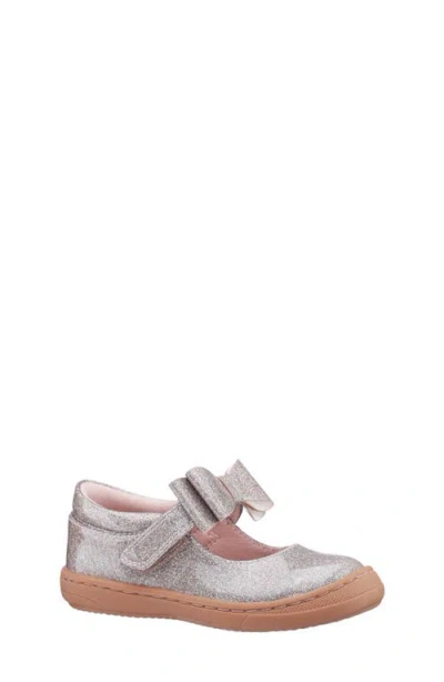 Nina Kids' Binnie Mary Jane Flat In Silver
