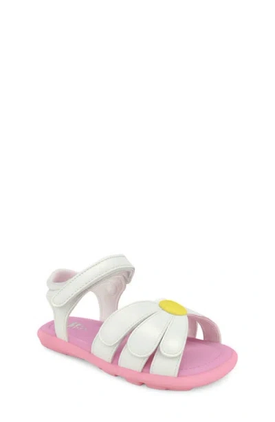 Nina Kids Cristle Daisy Sandal In White