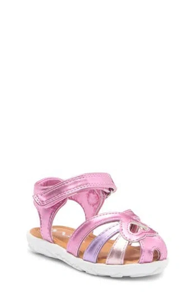 Nina Kids' Edwyna Metallic Sandal In Pink Multi