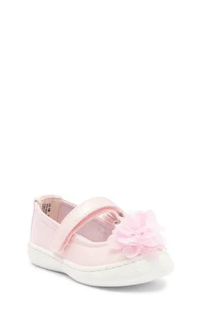 Nina Kids' Ginella Rosette Mary Jane Sneaker In Pink
