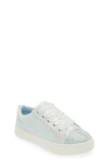 Nina Kids' Glitter Cap Toe Sneaker In Light Blue