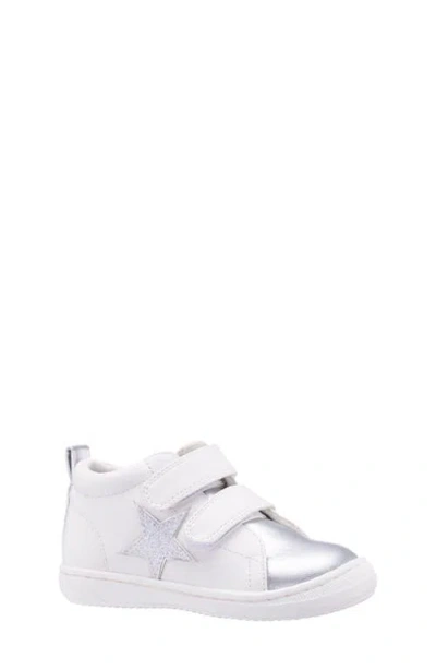Nina Kids' Glitter High Top Trainer In White