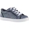 Nina Kids' Glitter Sneaker In Gray