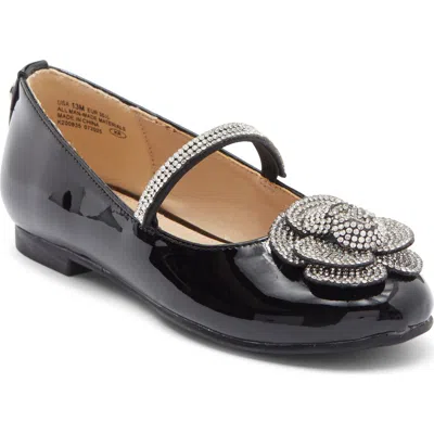 Nina Kids' Izzy Mary Jane Flat In Black