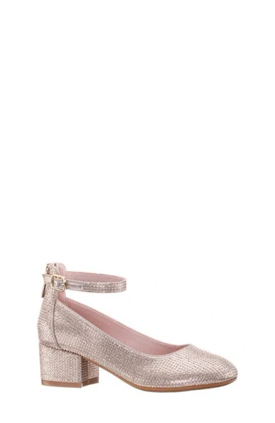 Nina Kids' Lennie Rhinestone Ankle Strap Pump In Multi