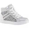 Nina Girls' Yuti Sneaker - Toddler, Little Kid, Big Kid In Silver