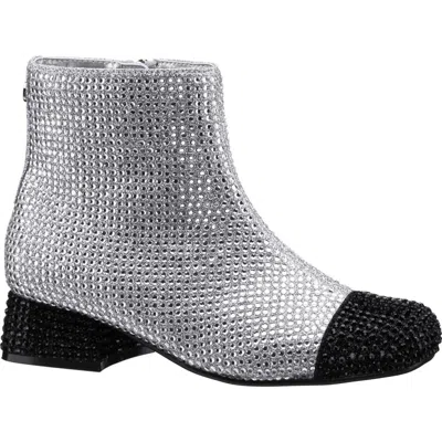 Nina Kids' Svet Cap Toe Bootie In Silver