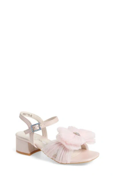 Nina Kids' Big Girls Viki Heel Sandals In Blush