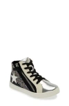 Nina Girls' Yuti Sneaker - Toddler, Little Kid, Big Kid In Ivory/silver/multi Glitter