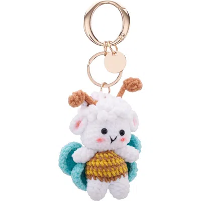 Nina Lamb Bag Charm In Gold