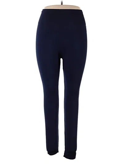 Pre-owned Nina Leonard Active Pants In Blue