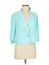 Nina Leonard Blazer Jacket In Green