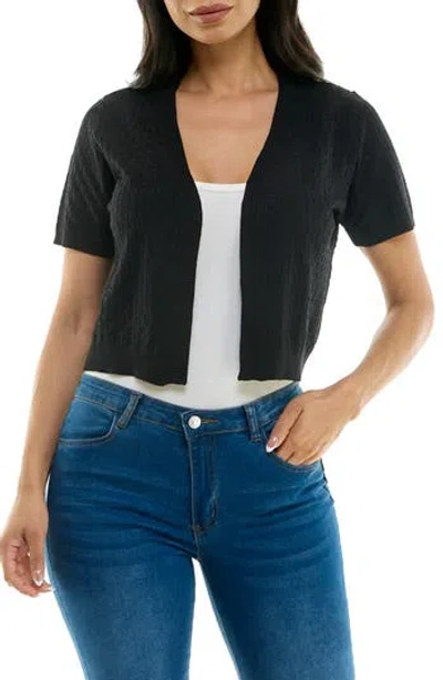 Nina Leonard Box Knit Bolero