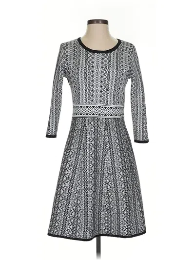 Pre-owned Nina Leonard Casual Dress In Black