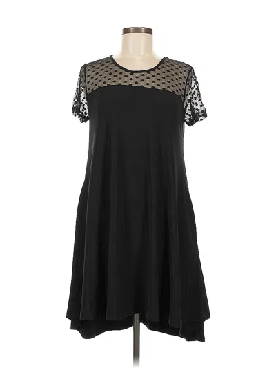 Pre-owned Nina Leonard Casual Dress In Black