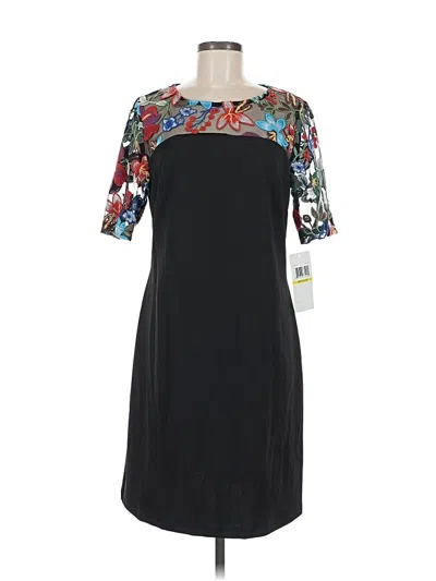 Pre-owned Nina Leonard Casual Dress In Black