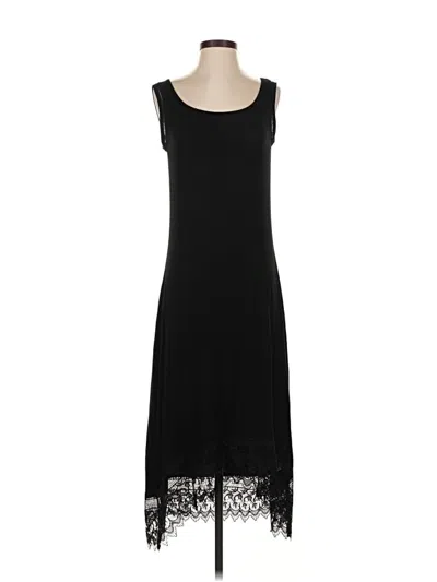Pre-owned Nina Leonard Casual Dress In Black