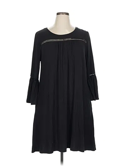 Pre-owned Nina Leonard Casual Dress In Black