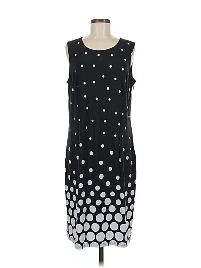 Pre-owned Nina Leonard Casual Dress In Black