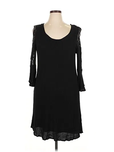 Pre-owned Nina Leonard Casual Dress In Black