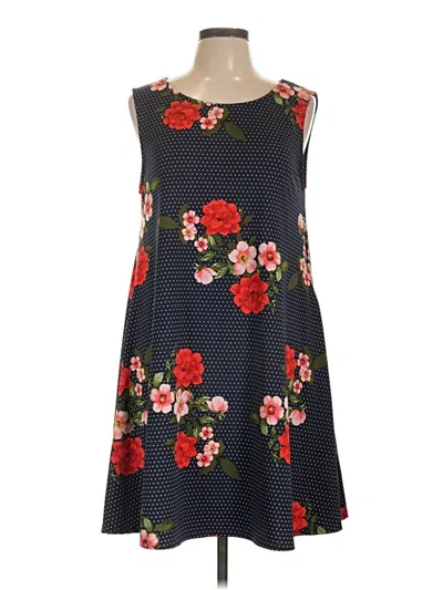 Pre-owned Nina Leonard Casual Dress In Black