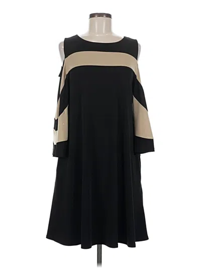 Pre-owned Nina Leonard Casual Dress In Black