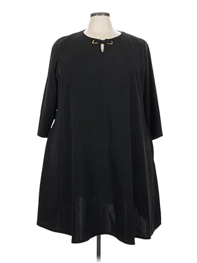 Pre-owned Nina Leonard Casual Dress In Black