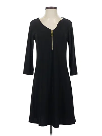 Pre-owned Nina Leonard Casual Dress In Black