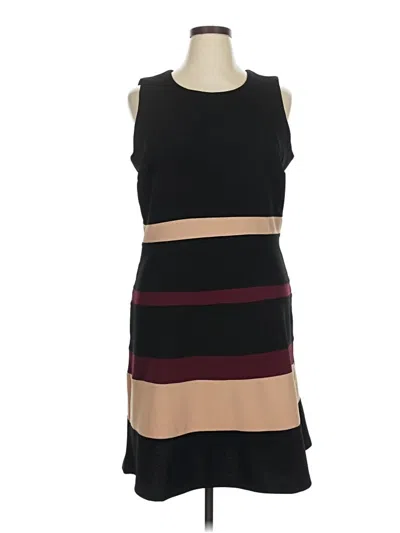 Pre-owned Nina Leonard Casual Dress In Black