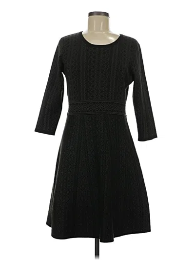Pre-owned Nina Leonard Casual Dress In Black