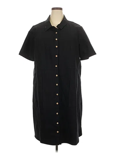 Pre-owned Nina Leonard Casual Dress In Black