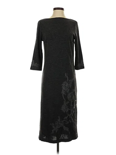 Pre-owned Nina Leonard Casual Dress In Black