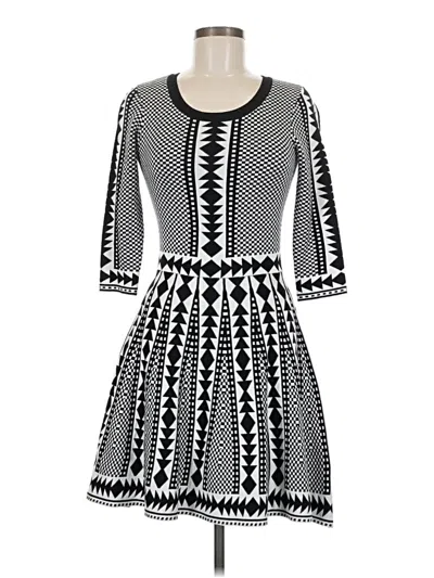 Pre-owned Nina Leonard Casual Dress In Black