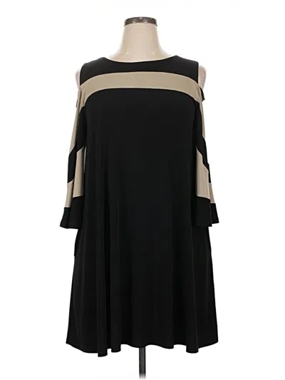 Pre-owned Nina Leonard Casual Dress In Black