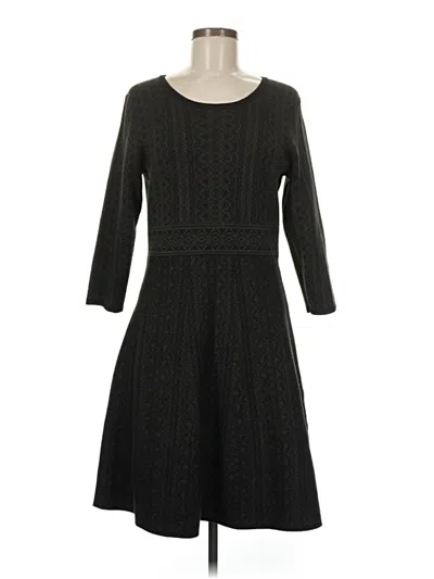 Pre-owned Nina Leonard Casual Dress In Black
