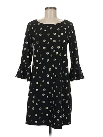 Pre-owned Nina Leonard Casual Dress In Black