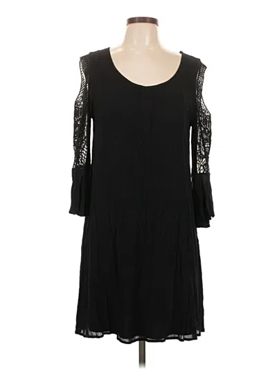 Pre-owned Nina Leonard Casual Dress In Black