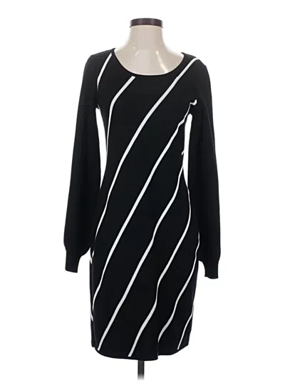 Pre-owned Nina Leonard Casual Dress In Black