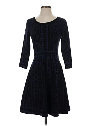 Pre-owned Nina Leonard Casual Dress In Black