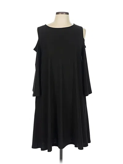 Pre-owned Nina Leonard Casual Dress In Black
