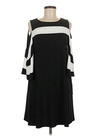 Pre-owned Nina Leonard Casual Dress In Black