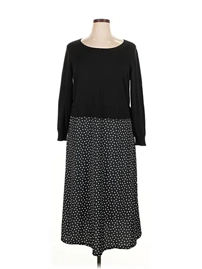 Pre-owned Nina Leonard Casual Dress In Black