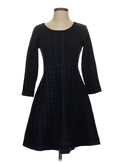 Pre-owned Nina Leonard Casual Dress In Black