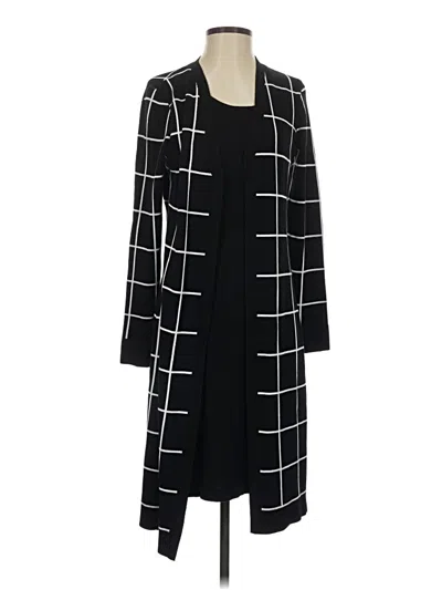 Pre-owned Nina Leonard Casual Dress In Black
